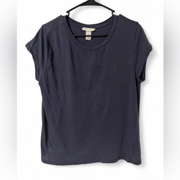 H&M Tops - H&M Dark Blue Short Sleeve T-shirt